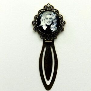 Dolly Parton Retro Style Metal Bookmark, NWT, Handmade